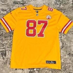 NFL Yellow Jersey Travis Kelce Chiefs